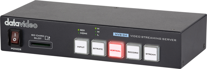 Datavideo NVS-34 Dual streaming encoder with Vert.Mode