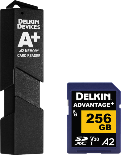 Delkin Cardreader SD & MicroSD A2 (USB 3.1)