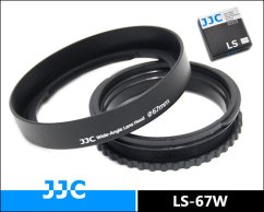 JJC LS-67W sluneční clona pro širokoúhlé objektívy 67mm