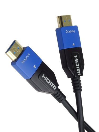 PremiumCord Ultra High Speed HDMI 2.1 Optical 8K@60Hz 4K@120Hz 25m pozlacený
