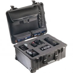 Peli™ Case 1560 LFC, mit Schaumstoff + LOC Organizer (Schwarz)