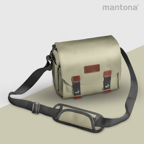 Mantona Milano piccolo Camera Bag (Olive Green)