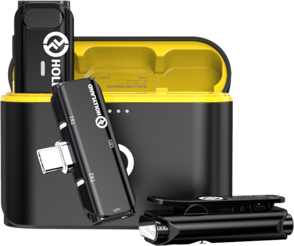 Hollyland Lark C1 Duo Wireless Lavalier Microphone for Android