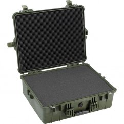 Peli™ Case 1600 kufor s penou zelený