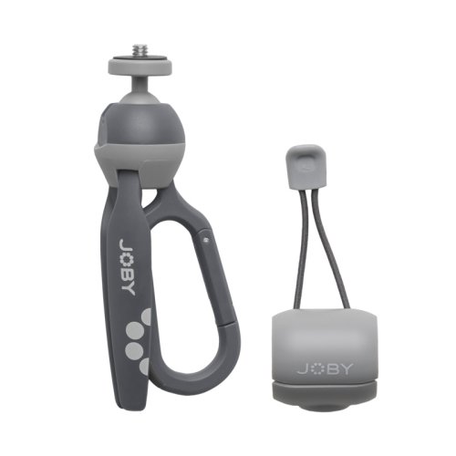 Joby HandyPod Clip (Grey) – stylový vlogovací stativ s karabinou