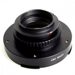 Kipon adaptér z Pentax 67 objektivu na Nikon F tělo
