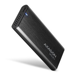 Externý box AXAGON EEM2-SBC , USB-C 3.2 Gen 2 - M.2 SATA SSD kovový RAW box, bezšroubkový