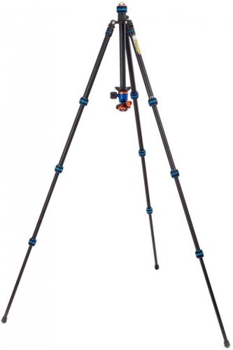 3 Legged Thing stativ z hořčíkové slitiny PUNKS Travis 2.0 s kulovou hlavou AirHed Neo 2.0 | max výška 166 cm | nosnost 18 kg | složený 46 cm | modrý