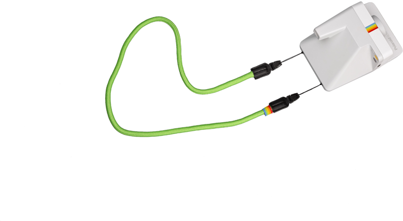 Polaroid Kulatý popruh na fotoaparát zelený