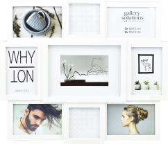 Focus Collage 9 Pictures White