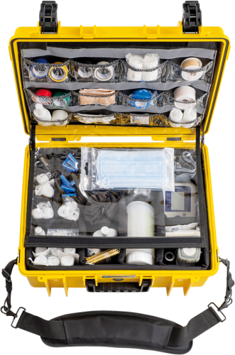 B&W Outdoor Cases BW Outdoor Cases Type 6000 for Medical Emergency Kit, yellow B&W Outdoor Cases BW Outdoor Cases Type 6000 for Medical Emergency Kit, yellow