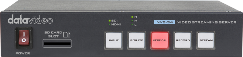 Datavideo NVS-34 Dual streaming encoder with Vert.Mode