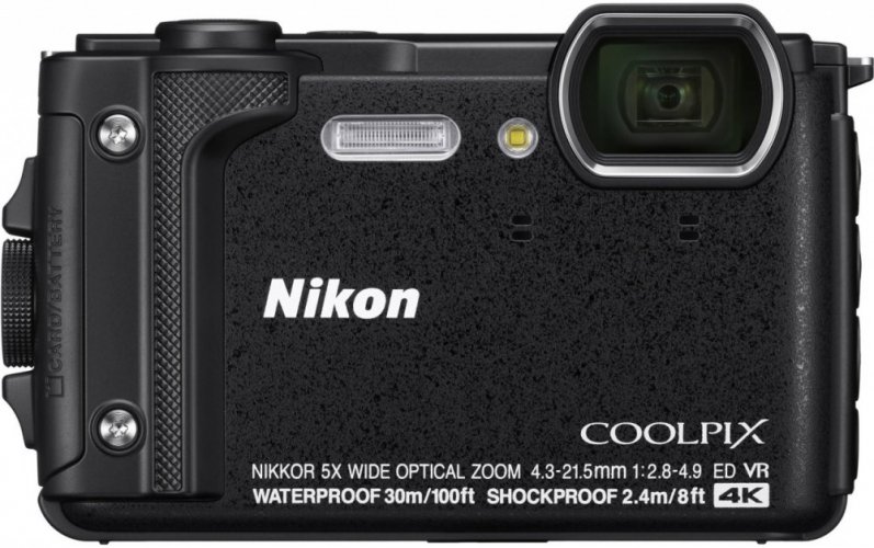 Nikon Coolpix W300 Schwarz + 2in1 Schwimmender Gurt