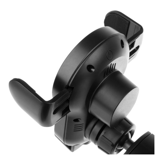 FIXED Matic XL držák pro rychlé bezdrátové nabíjení na sklo nebo palubní desku, 15 W, černý