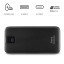 Hama PD 10 powerbank, 10000 mAh, 3 výstupy: 2x USB-C, 1x USB-A, LED displej, PD, Qualcomm