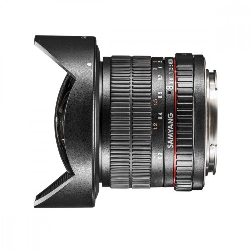 Samyang 8mm f/3.5 AS MC Fisheye CS II Objektiv für Pentax K