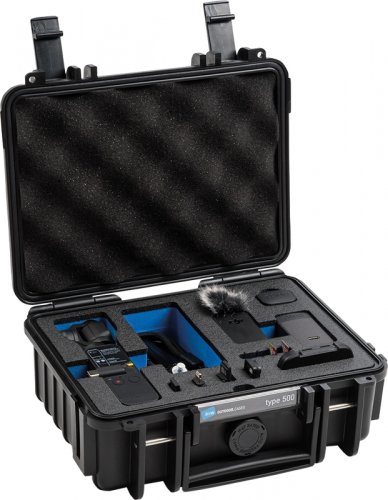 B&W Drone Cases Type 500 for DJI Pocket 2, DJI Osmo Pocket ND-Filter Set, microSD Black