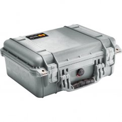 Peli™ Case 1450 Suitcase without Foam (Silver)