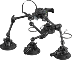 SmallRig 3565 All-in-One 4-Arm Saugnapf Kamera-Halterung Kit für Fahrzeugaufnahmen SC-15K