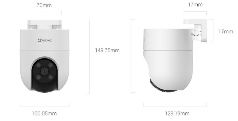 Ezviz H8C venkovní, otočný, IP, WiFi, 2MP, 4mm