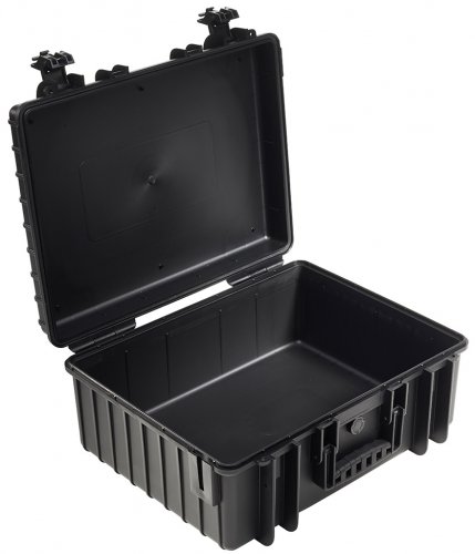 B&W Outdoor Koffer Typ 6000 mit Einteilung Schwarz