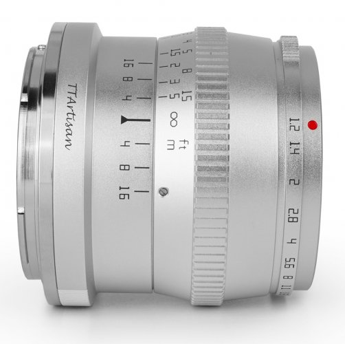 TTArtisan 50mm f/1,2 (APS-C) stříbrný pro Nikon Z