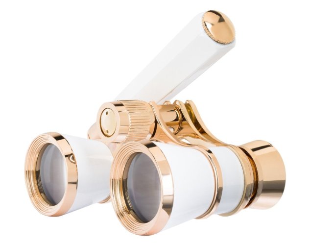 Divadelní kukátko Levenhuk Broadway 325E s lornionem, bílé