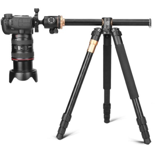 Hliníkový stativ tripod s hlavou s příčnou osou (ST999H)