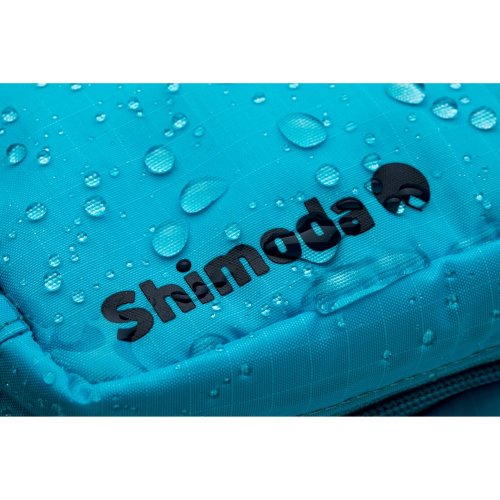 Shimoda Zubehörtasche mittel | für Laufwerke, Karten, Kabel und mehr | Größe 29 × 15 × 8 cm | durchsichtige Schale zur Ansicht des Inhalts | blau