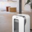 Aktenvernichter Fellowes LX 201 P-5, Querschnitt 2x12mm, 12 Blatt, 22l, Kreditkarte, weiß