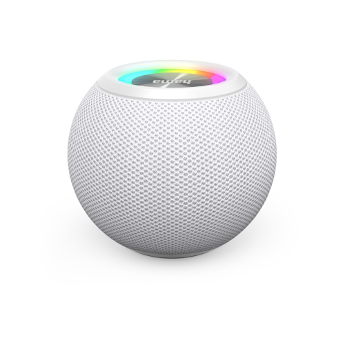 Hama Ball, Bluetooth reproduktor, 5 W, LED podsvícení, AUX-in, USB-A, slot microSD, bílý