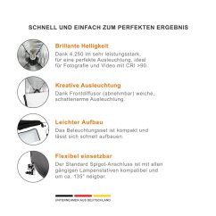 Walimex pro LED 35W Softbox 40x60cm Daylight 5000K