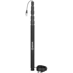 BOYA BY-PB30A Universal Aluminium Teleskopstange (3 m) mit XLR-Anschluss