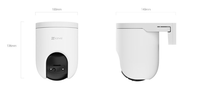 Ezviz H8C Pro 4K venkovní otočná IP kamera s WiFi, 8MP, 4mm