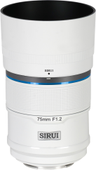 Sirui Sniper Lens APS-C AF 75mm F1.2 E-Mount White