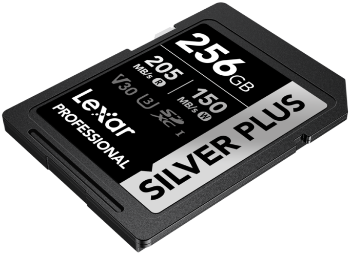 Lexar SDXC Professional SILVER Plus 1066x UHS-I/U3/A2/4K R205/W150 (V30) 256GB Lexar SDXC Professional SILVER Plus 1066x UHS-I/U3/A2/4K R205/W150 (V30) 256GB