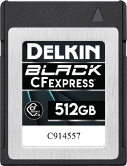 Delkin CFexpress BLACK R1645/W1405 512GB