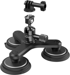 SmallRig 4468 Triple Magnetic Suction Cup Mounting Support Kit für Action-Kameras