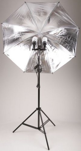 Trvalé světlo s deštníkem 2x 35W