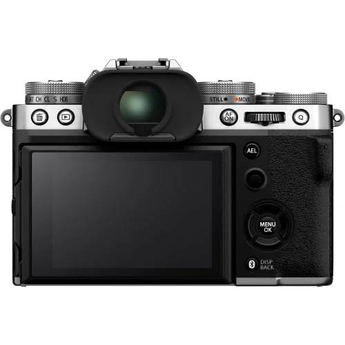 Fujifilm X-T5 Spiegellose Kamera mit XF18-55mm Objektiv (Silber)