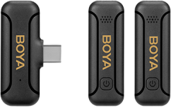 Boya BY-WM3T2-U2 - 2.4G Mini Wireless Microphone - for USB Type-C devices 1+2