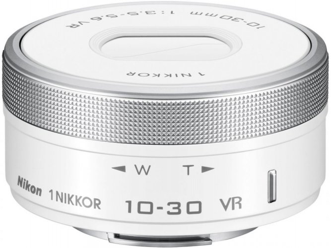 Nikon 1 Nikkor VR 10-30mm f/3.5-5.6 PD White Lens