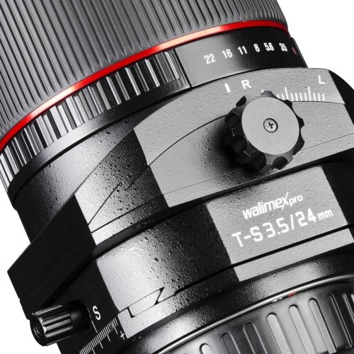 Walimex pro 24mm f/3.5 T-S DSLR Lens for Canon EF