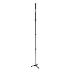 3 Legged Thing Trent 2.0 Monopod mit Docz2 Foot Stabilisator, Blau Der professionelle universelle Monopod 3 Legged Thing Trent ist ideal für Sport- und Actionfotografie sowie Video. Kompakt und schnell auf- und abzubauen, praktisch für den Transport im Handgepäck. Mit vier verstellbaren Segmenten auf bis zu 2,02 m ausziehbar. Aus Carbonfaser und flugzeuggerechtem Legierungsmaterial gefertigt, sehr langlebig und kompatibel mit den meisten CSC- und DSLR-Kameras. Eigenschaften  Doppelgewinde (1/4" und 3/8") fü