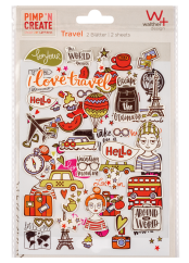 Walther Adhesive sticker Travel