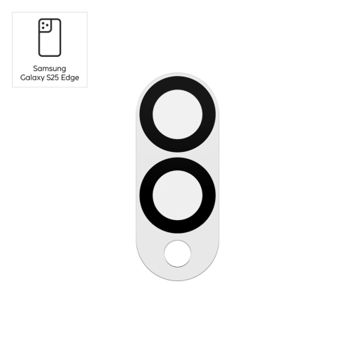 Hama Cam Protect, ochranné sklo na fotoaparát pro Samsung Galaxy S25 Edge, průhledné