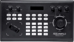 Feelworld KBC10 PTZ Camera Controller with Joystick and Keyboard Control LCD Display PoE Supported
