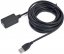 Kabel USB Aktivní prodlužka 5m USB2.0, černá