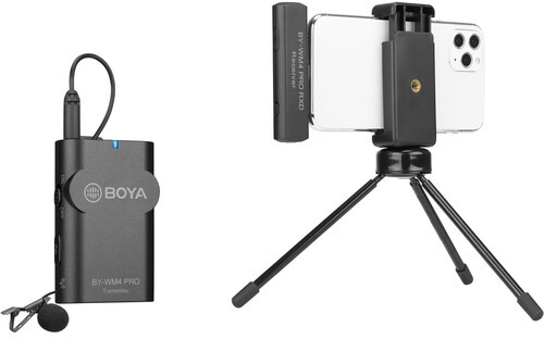 BOYA BY-WM4 Pro-K3 Bezdrátový mikrofonní 2,4GHz UHF systém pro iOS zařízení