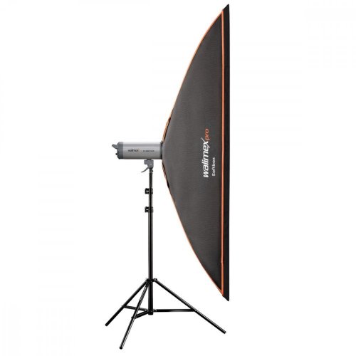 Walimex pro Softbox 60x200cm (Orange Line Serie) für Multiblitz